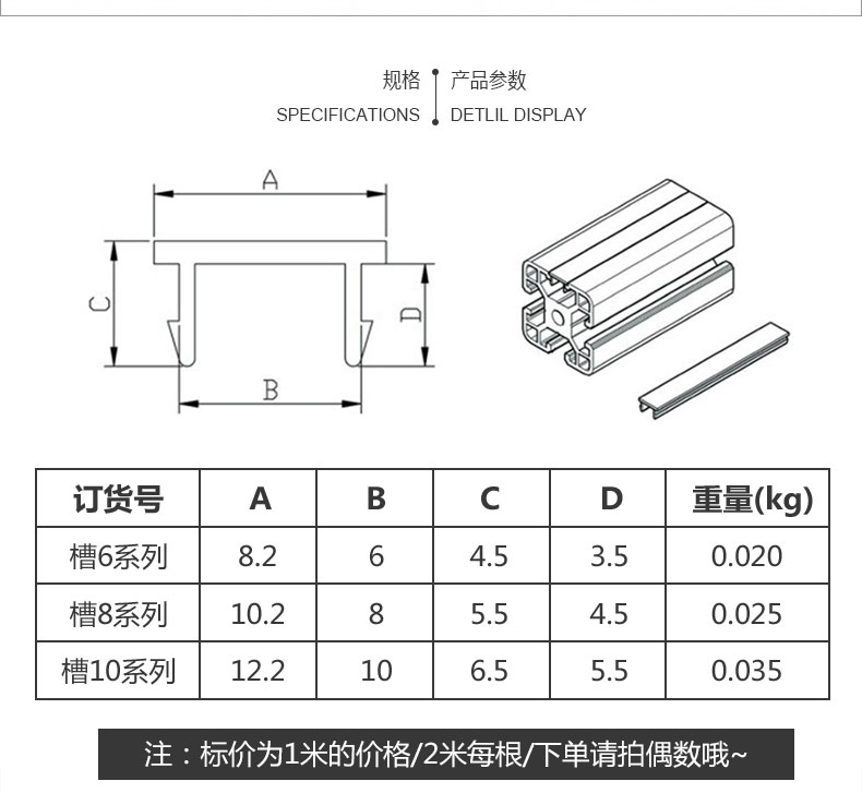 平封槽條